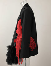 Luxurious Tulle Blazer